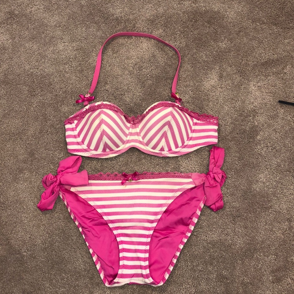 Betsey Johnson bathing suit set